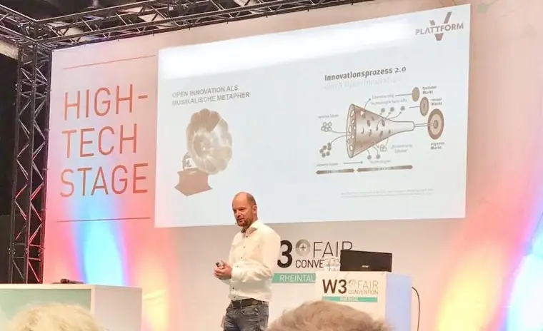 Talk on the High-Tech Stage at W3+ Fair 2019