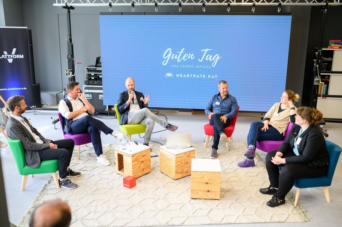 Heart Rate Day 2022 · Panel im Plattform V Space